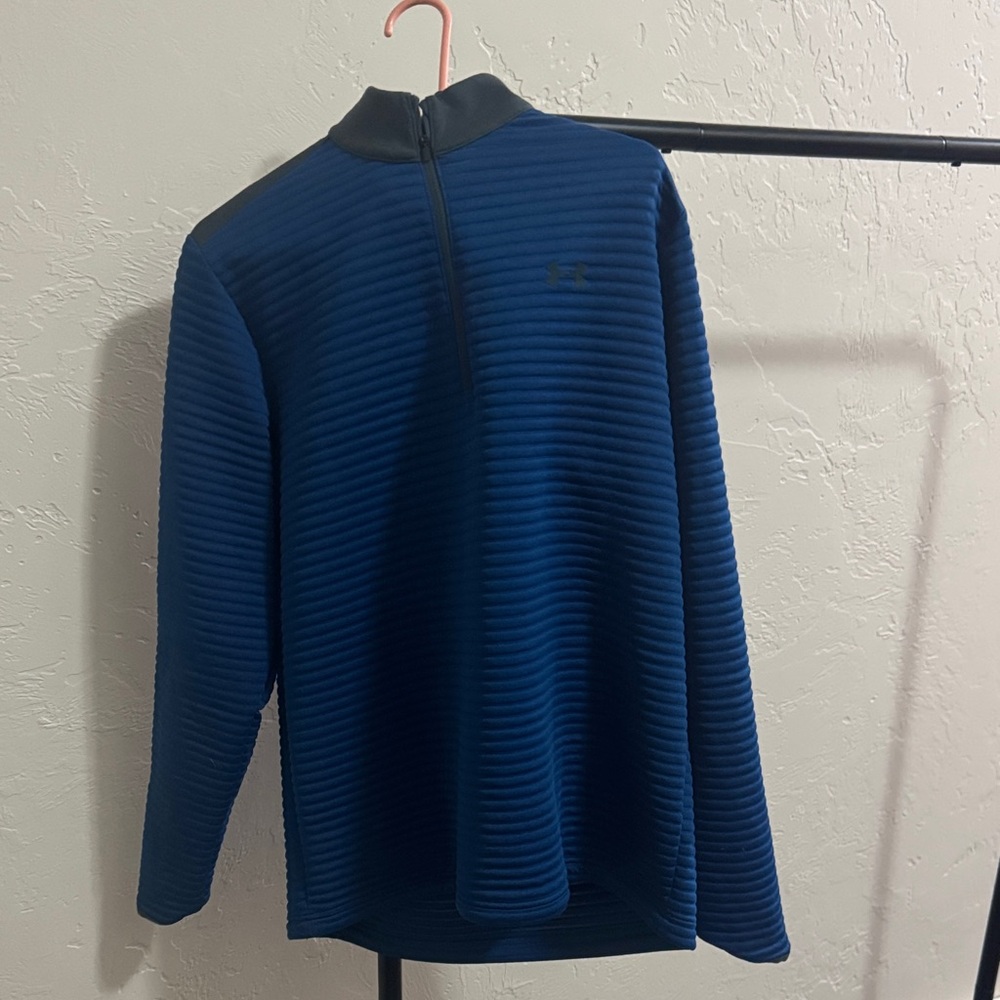 Blue Under Armour Quarter-Zip Pullover